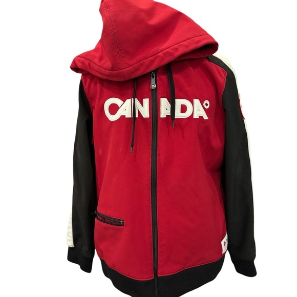 2010 Olympics CANADA Hudson's Bay Hooded Jacket Women's Sz 2XL, Made in Canada - Picture 2 of 8